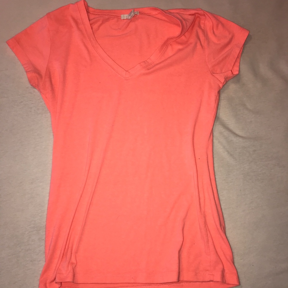 Pinkish/orange v neck